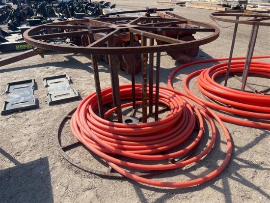 METAL PLASTIC HOSE SPOOL