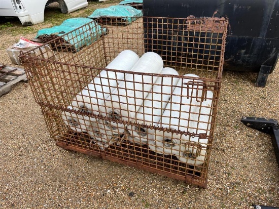 BASKET OF SHRINK WRAP