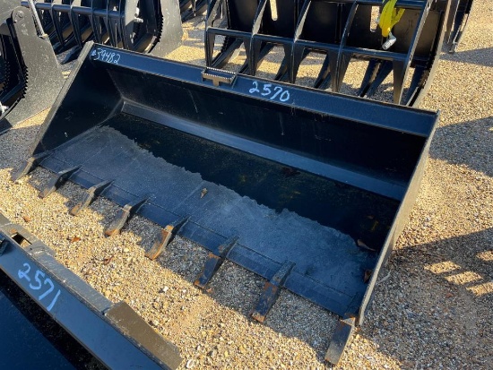 84 INCH LOW PRO BUCKET WITH TEETH