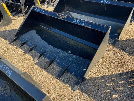 72 INCH LOW PRO BUCKET WITH TEETH