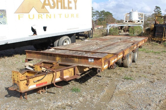 24FT FLATBED TRAILER | NO TITLE