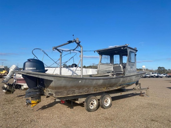 ALUMINUM SHRIMPING BOAT