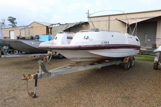 1995 CHAPARRAL SUNESTA 250 BOAT TITLE & REGISTRATION, NO TITLE ON TRAILER