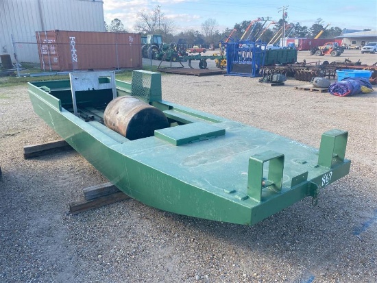 18FT ALUMINUM MUD BOAT