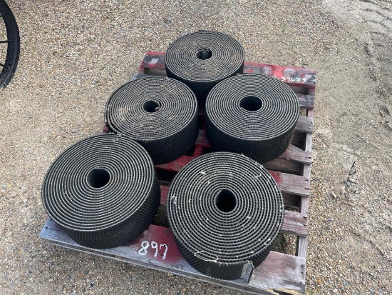 PALLET OF 5 HAY BALING BELTS