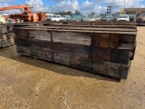 LOT OF 9 RAILROAD TIMBERS