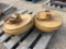 PALLET OF TWO EQUIPMENT TRACK IDLERS