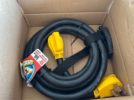 CAMCO RV POWER GRIP 15FT 50AMP EXTENSION CORD