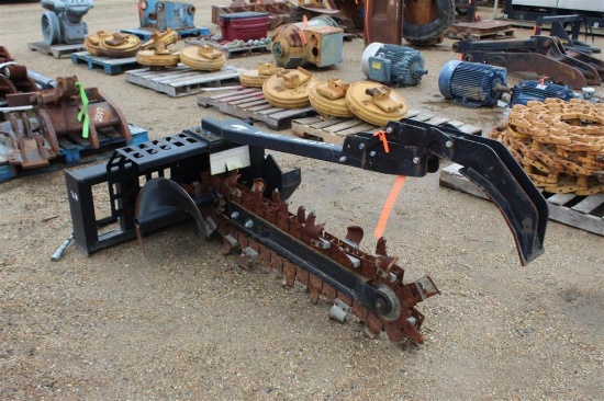 TRENCHER ATTACHMENT FOR SKID STEER