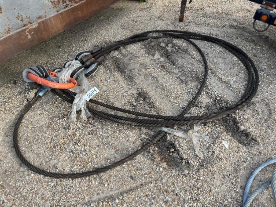 15FT 1IN WIRE ROPE 4-WAY BRIDLE