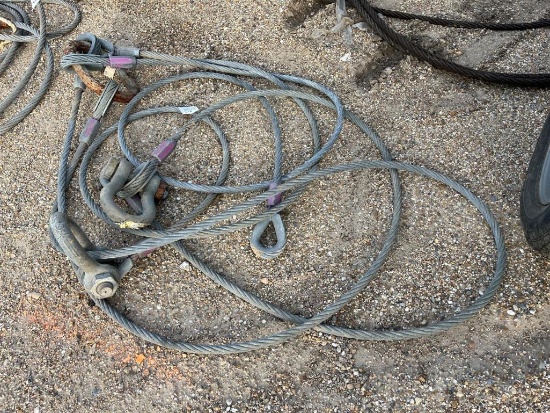 12FT 1IN WIRE ROPE 4 WAY BRIDLE