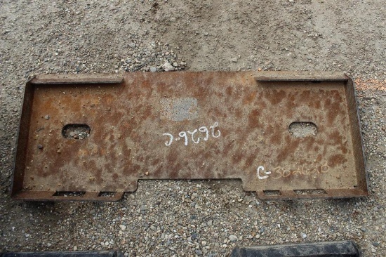 QUICK ATTACH PLATE FOR SKID STEER