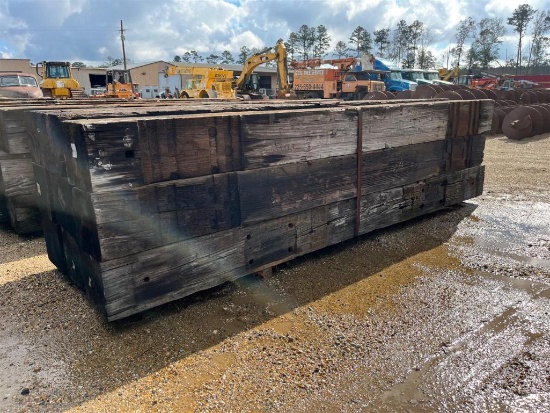 LOT OF 9 TREATED TIMBERS