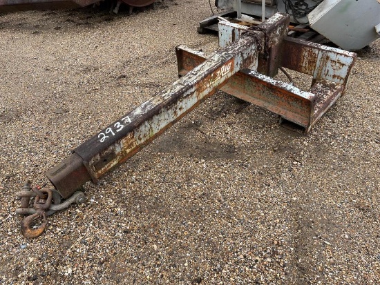JIBRIG BOOM WITH FORK HOLES