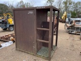 STEEL WELDING CABINET W/ BOTTLE HOLDER