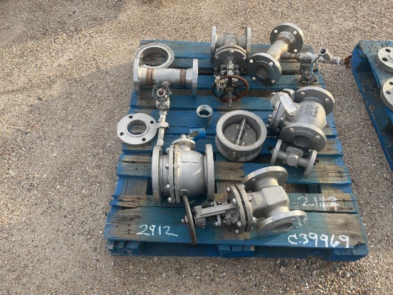 PALLET OF ASSORTED GATE VALVES