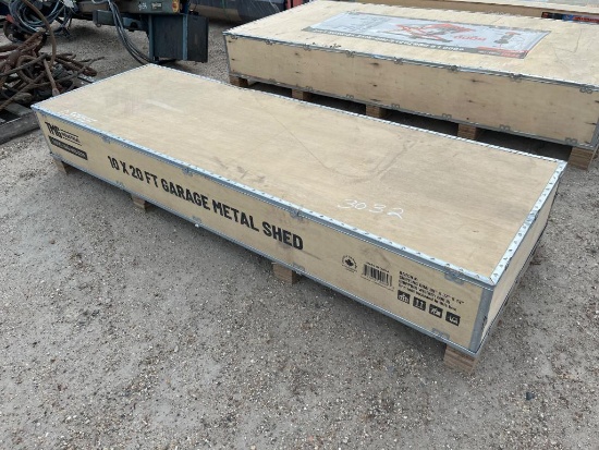10FT x 20FT GARAGE METAL SHED