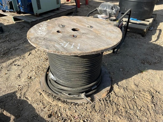 SPOOL OF 1000 VOLT 1AWG COPPER WIRE