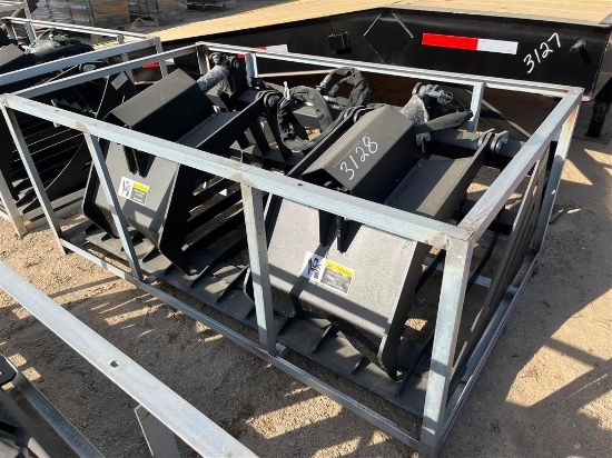 72IN HYDRAULIC ROCK GRAPPLE BUCKET