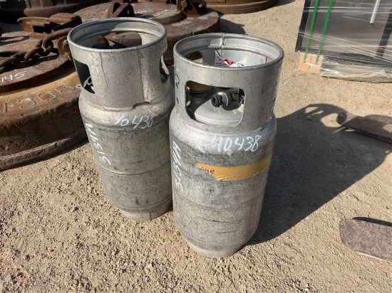 LOT OF TWO PROPANE TANKS