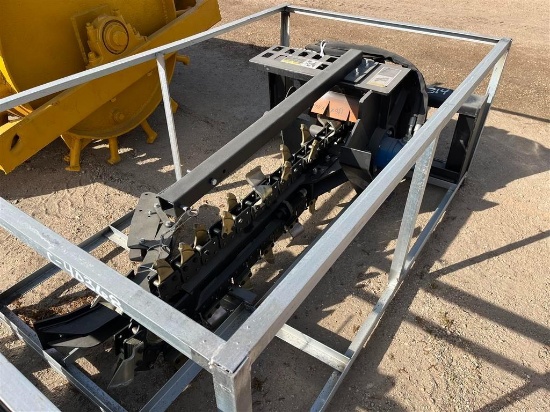 TRENCHER ATTACHMENT FOR SKID STEER