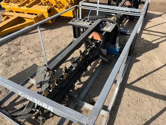 TRENCHER ATTACHMENT FOR SKID STEER