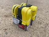 LOT OF (4) HUSKY 27FT X 2IN RATCHET STRAPS