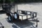 2001 PRO PULL 5FT X 10FT TAG TRAILER WITH REAR GATE