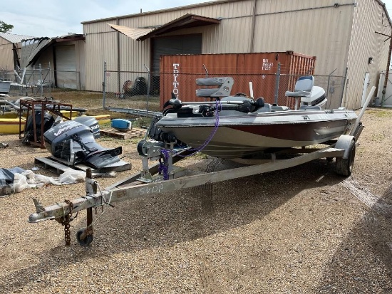 PROCRAFT 16FT FIBERGLASS BOAT, REGISTRATION ON BOAT NO TITLE, TITLE ON TRAILER