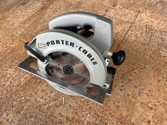 PORTER CABLE 7 1/4IN ELECTRIC BUILDERS SAW