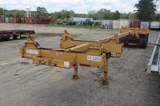 55FT ADJUSTABLE POLE TRAILER WITH FOLD OUT BOLSTERS