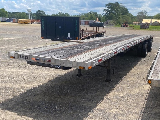 1996 TRANSCRAFT 48FT ALUMINUM FLATBED TRAILER