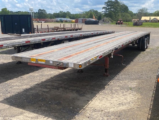 2007 48FT ALUMINUM UTILITY FLATBED TRAILER