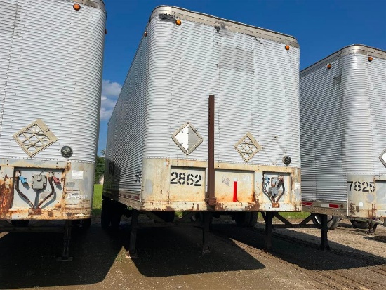 1995 FRUEHAUF 28FT VAN TRAILER