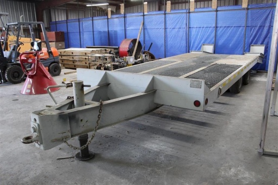1987 EAGER BEAVER 22FT EQUIPMENT TRAILER