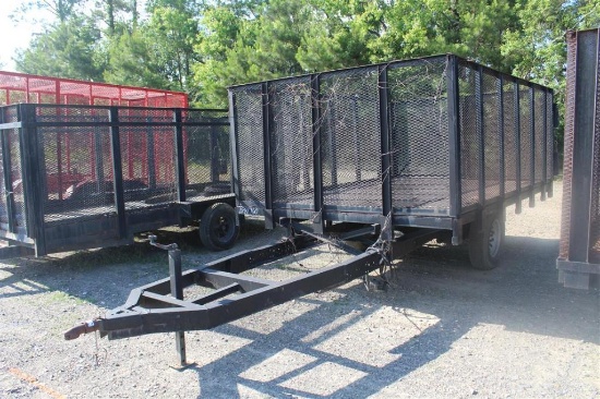 8FT X 12FT UTILITY TRAILER WITH SIDES REAR GATE