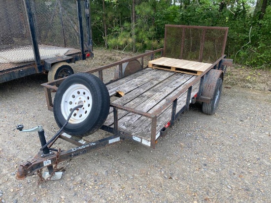 PREMIER 12FT TAG TRAILER WITH REAR GATE