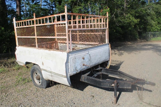 CHEVROLET HOMEMADE TRUCK BED TRAILER - NO TITLE