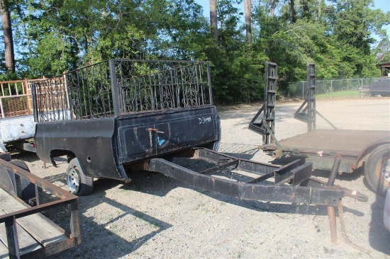 TRAILER MADE OUT OF TRUCK BED