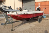 1976 KINGFISHER 15FT FISHING BOAT NO TITLE ON BOAT OR TRAILER