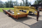 1994 CUSTOM FAB THFA GOOSENECK TRAILER