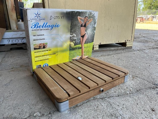 LAVA AIRE BELLAGIO OUTDOOR TEAK SHOWER