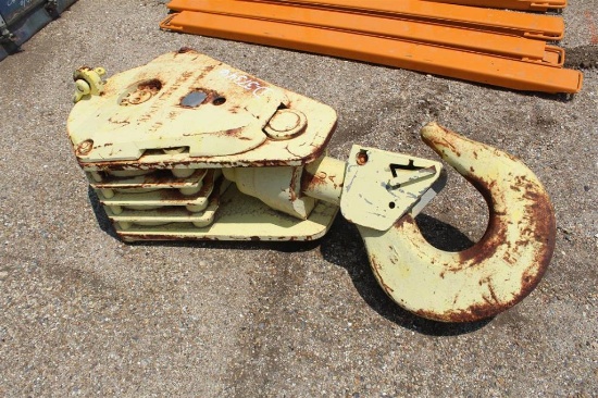 MCKISSICK 80 TON 4 SHEAVE 7/8" CABLE BLOCK
