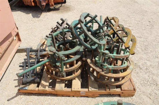 PALLET OF PIPE CLAMPS