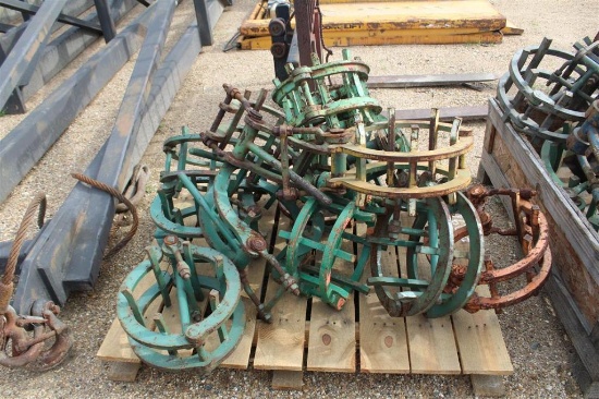 PALLET OF PIPE CLAMPS