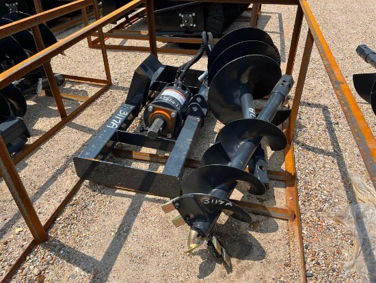 WOLVERINE SKID STEER AUGER DRIVE AND BIT ATTACHMENT