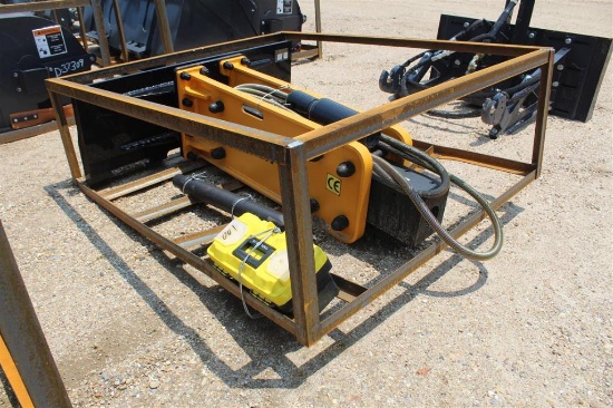 WOLVERINE SKID STEER CONCRETE BREAKER ATTACHMENT