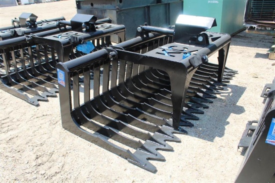 76IN SKELETON GRAPPLE WITH SINGLE CYLINDER
