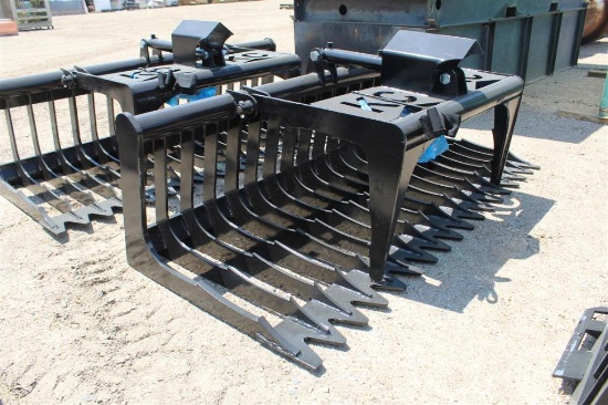 76IN SKELETON GRAPPLE WITH SINGLE CYLINDER