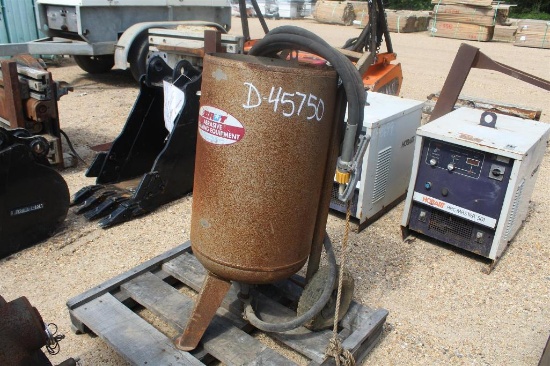 SAND POT, WHEEL MOUNTED